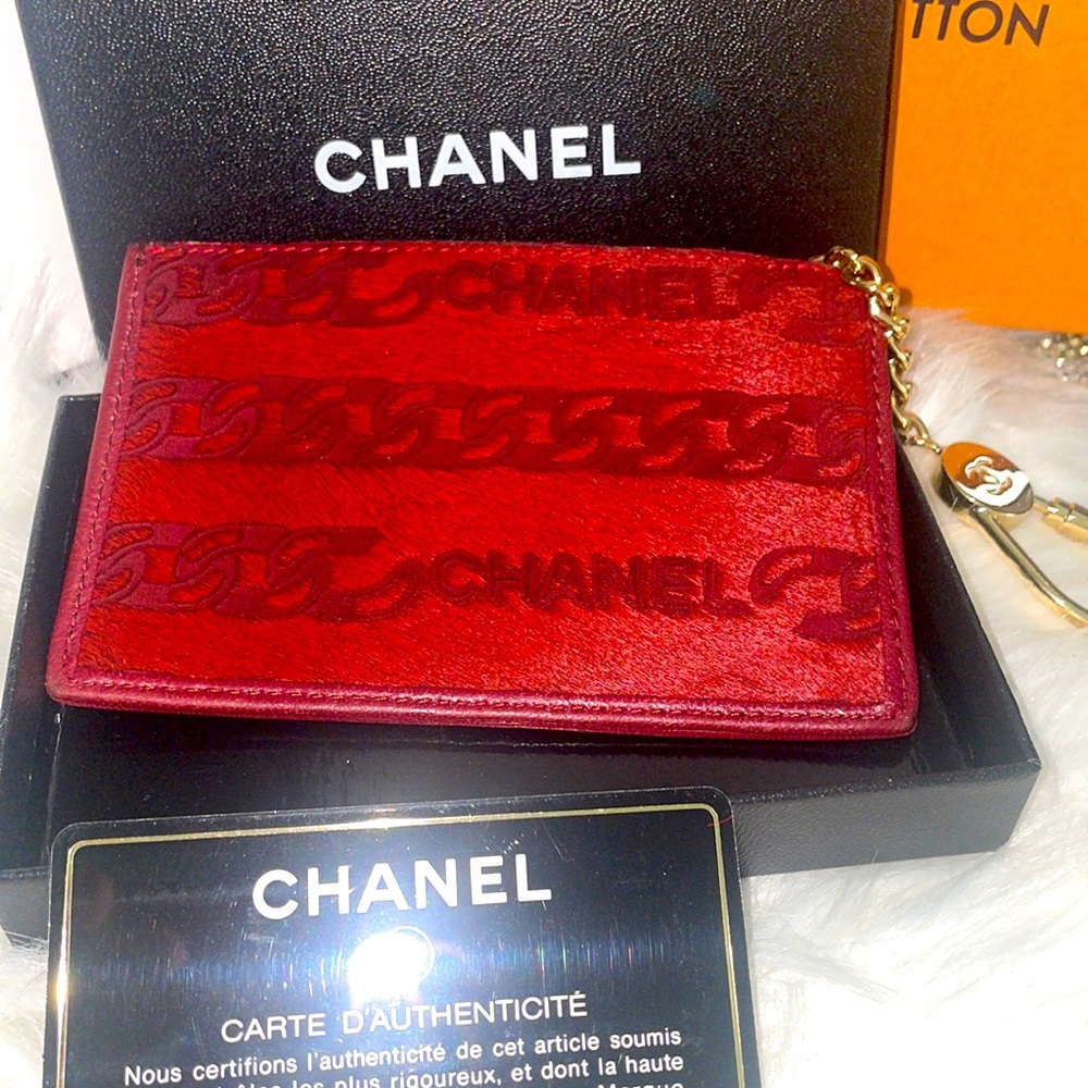 ❤️Authentic❤️ Limited Edition CHANEL card holder coin pouch